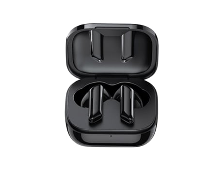 Awei Auscultadores wireless Bluetooth com caixa de carregamento Preto