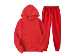 2026 conjunto de Sudadera Con Capucha a Rayas de Manga Larga para Hombre Casual Bws XL Vermelho