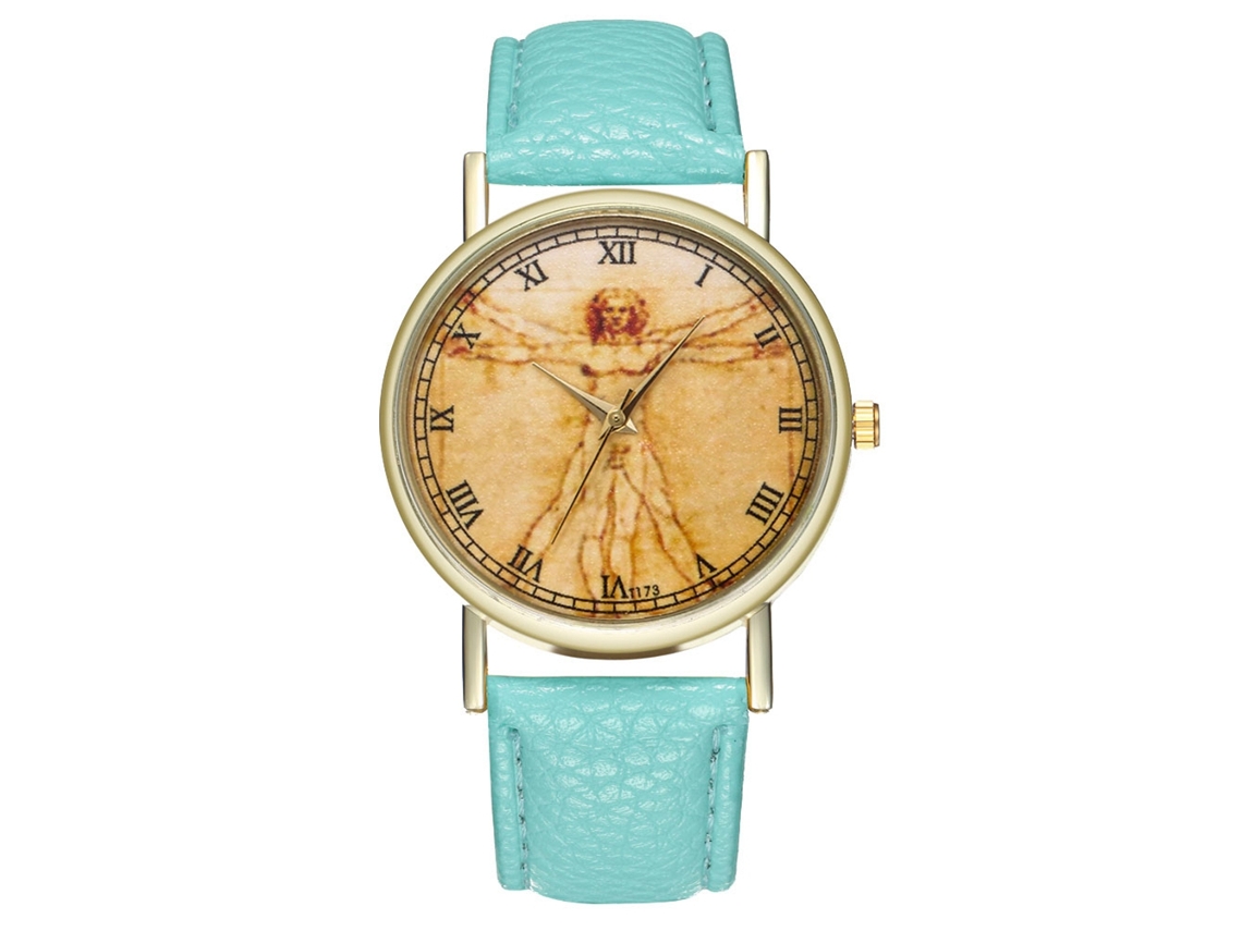 Reloj De Pulsera Unisex Con Esfera Redonda Analógica De Cuarzo Zhoulianfa Mint