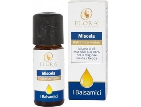 Óleo Essencial FLORA Mistura Balsâmica Fria (10 ml de óleo (Eucalipto - Menta - Lavanda))