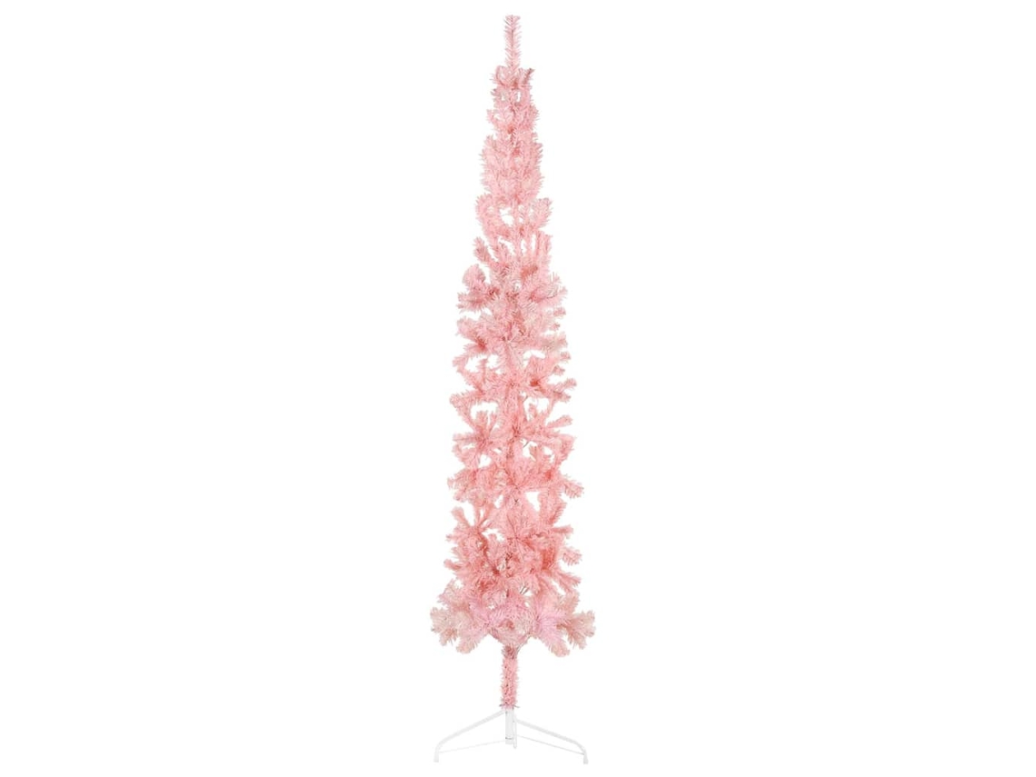 Artificial Half Christmas Tree, Artificial Half Christmas Trees Vidaxl Cor-de-rosa Pvc (210 Cm)