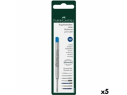 Peças Sobresselentes FABER-CASTELL Caneta Azul 5 Unidades