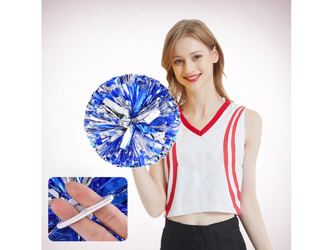 Pompons De Cheerleading (com Laço Para Dedo Ampliado, Versão Densa) Eoocoo