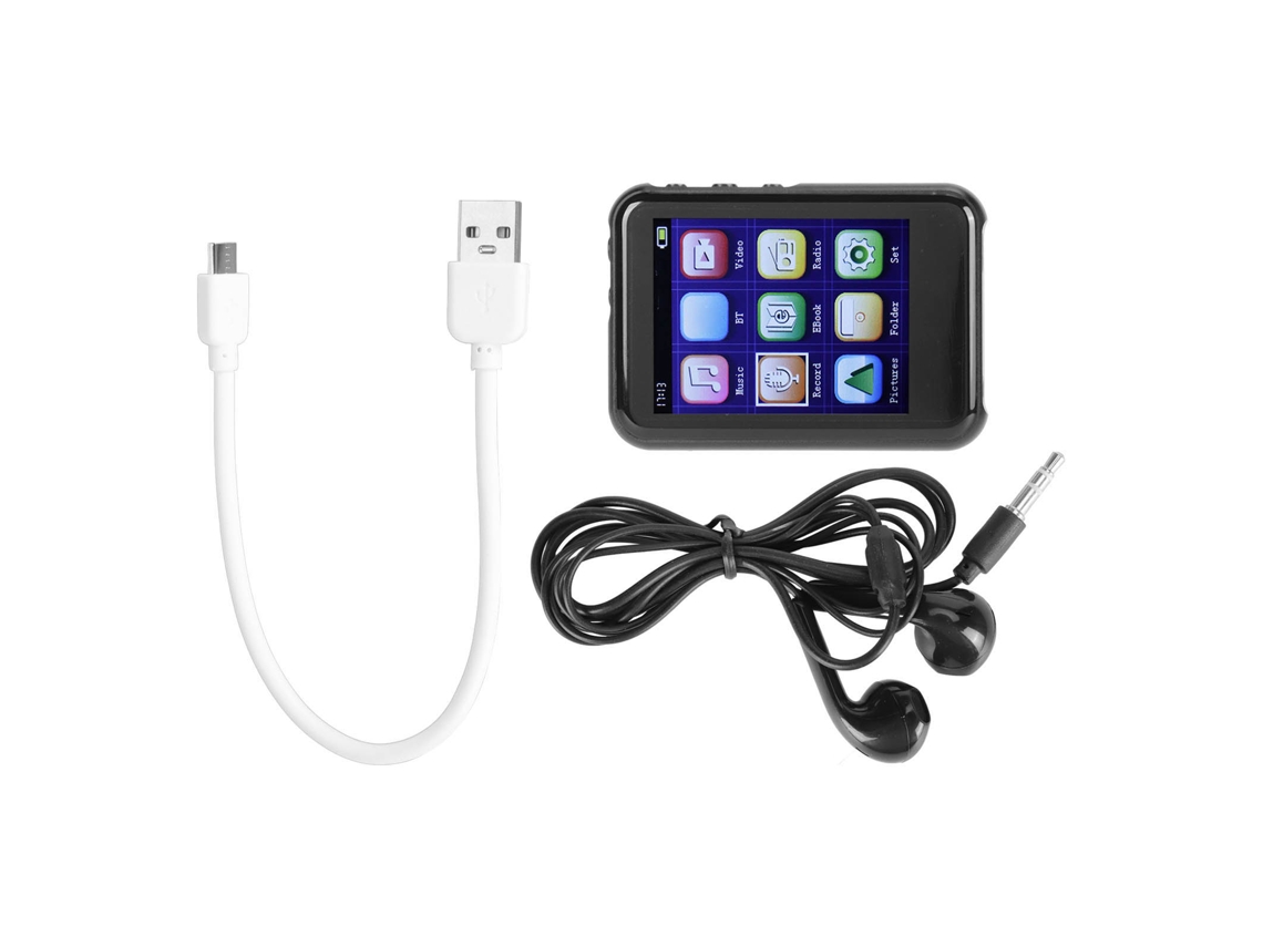 Gravador Ativado Por Voz Bluetooth Hd Com Redução De Ruído Ai Smart Mp3 Player Digital Book Video Playback Brilvibera