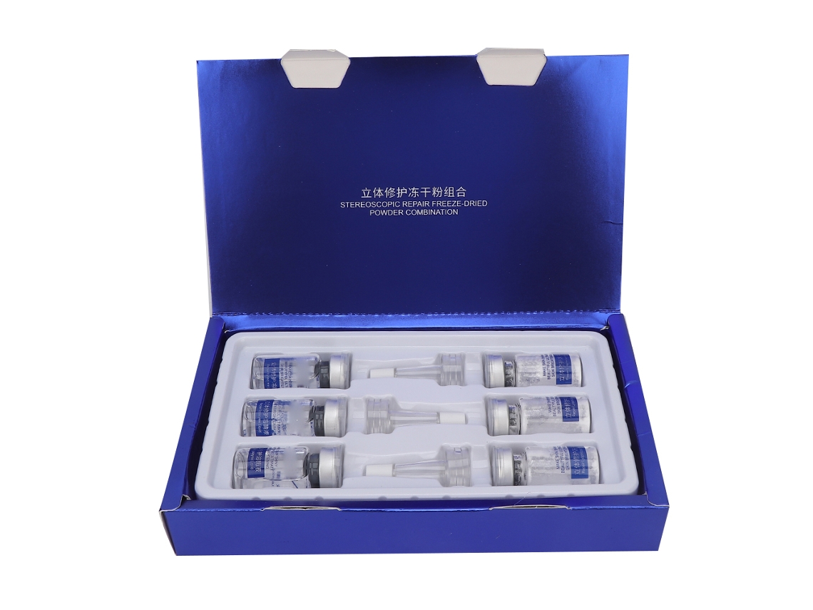 Soro Cuidado Facial Remoção Cicatrizes Pústulas Reparo Pó Liofilizado