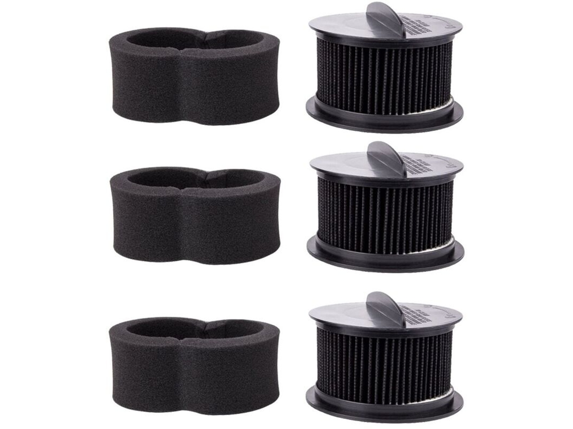 Conjunto com 3 Filtros de Substituição para Antes e Depois do Motor Aspirador de Pó Iconpet Série 2037913/32r9 BRILVIBERA