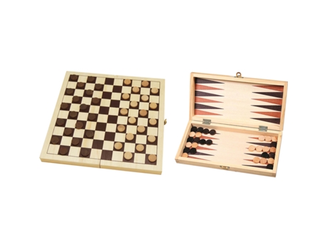 Hot Games jogo de damas e Gam–o 29 x 14,5 x cm