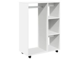 Roupeiro 80x40x110 Cm Derivados Madeira Branco MAISON EXCLUSIVE