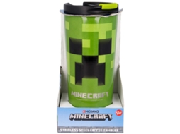 Copo De Aço Inoxidável Minecraft 425ml