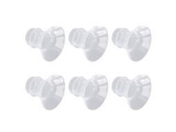 Primerox 6pcs Insertores de Flange Silicone 19mm para Bomba de Leite Portátil Hands Free 24mm