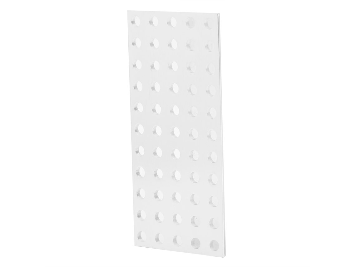 Placa De Rejilla De Aluminio 3116‑0040‑0088 Para Robots Industriales 5x11 Agujeros 40x88mm