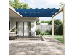 Vidaxl Toldo Vertical 140x420 Cm Tecido Oxford Azul