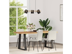 Vidaxl Cadeiras De Jantar 4 Pcs Veludo Cor Creme