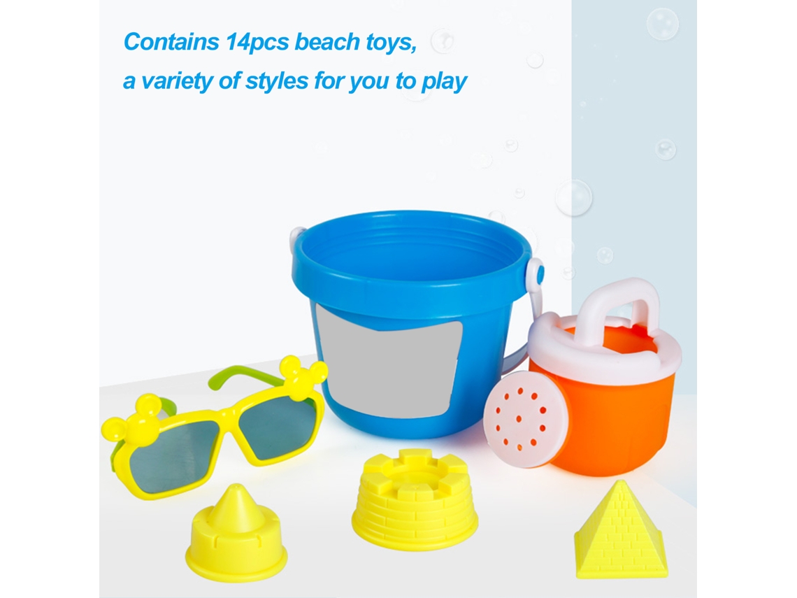 Conjunto de Brinquedos de Areia para Praia com Pala, Copo e Modelos para Meninos, Meninas e Bebês