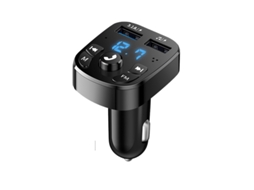 Transmissor Fm YIZHOOD S5 Soquetes de Carregamento Rápido 3.1A Bluetooth Preto
