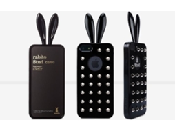 Capa iPhone 5, 5s, SE RABITO Tachas Preto