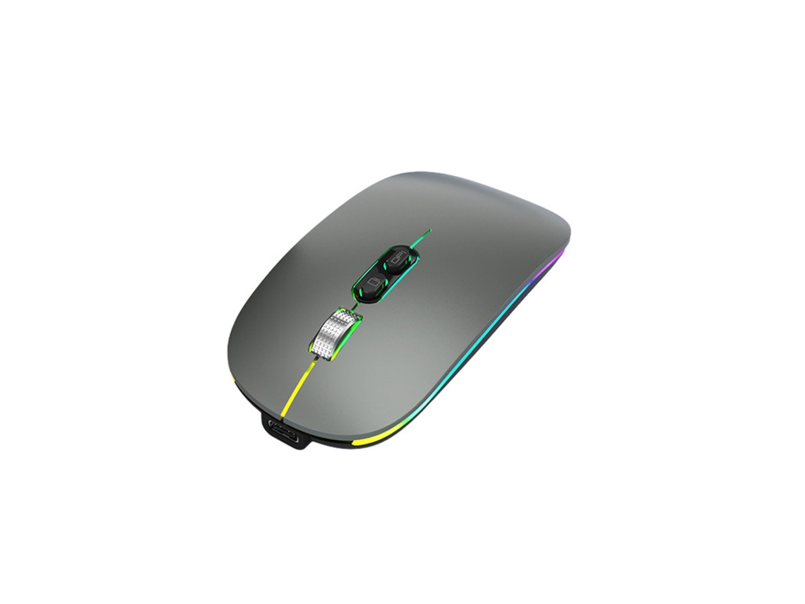 Rato Yizhood Desktop De Substituição De Interface Sem Fio Tipo C Cinza