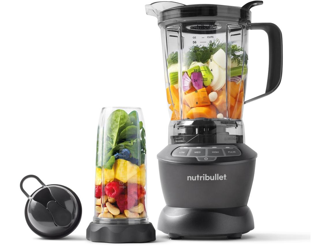 Liquidificador NUTRIBULLET Full Size Blender Combo NBF500DG (1200 W - 1.89 L - Preto)