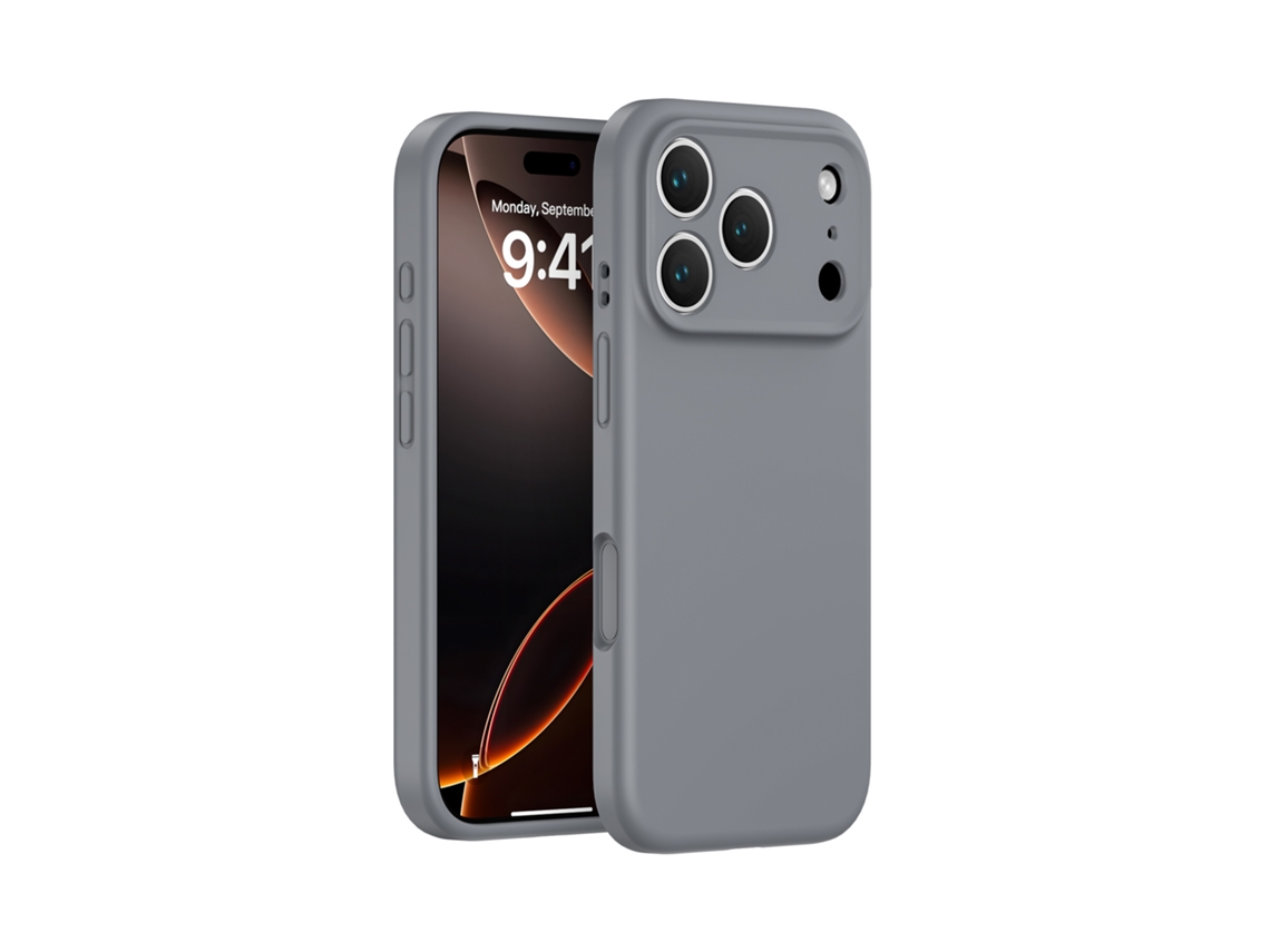 (cinza Carvão, Iphone 16 Plus) Capa De Silicone Líquido Para Iphone, Cobertura Total Sem Folgas, Proteção De Botão Em Peça Única.