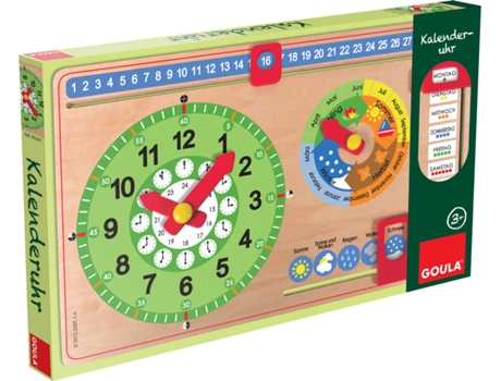 JUMBO - Brinquedo educativo  Calendar Clock (Ge) Brinquedo educativo  Calendar Clock (Ge)