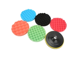 Laxiscreed Jogo De 7 Pads De Esponja Para Lavagem E Polimento De Carros, 7 Polegadas