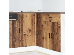 Vidaxl Armário Base De Cozinha Porto Derivados Madeira Madeira Velha