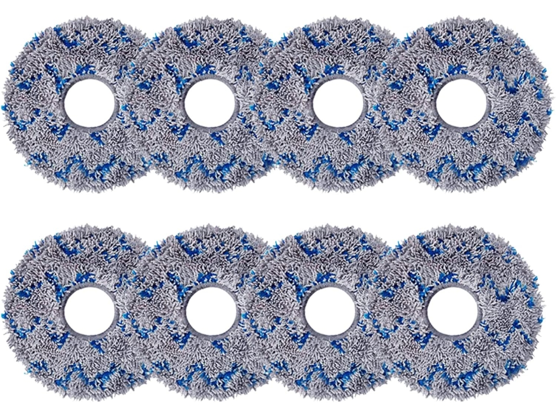 Conjunto de 8 Panos Limpeza Substituição para Turbo T10/x1, em Microfibra BRILVIBERA