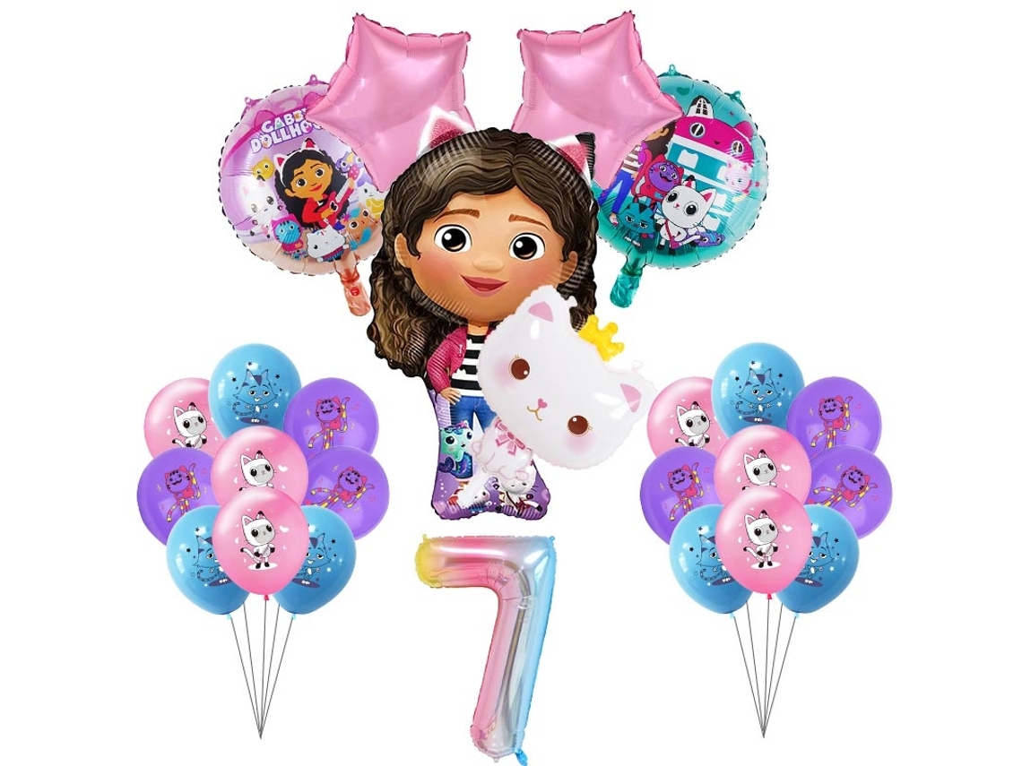 Decoração Para Festa De Aniversário De Gatos Da Casa de Bonecas Gabby, Talheres Descartáveis, Guardanapos, Toalhas De Mesa, Copos, Balões, Acessórios Para C