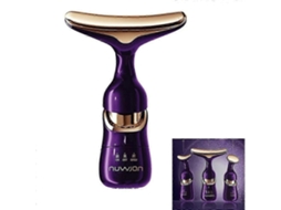 Massageador Facial e para Pescoço com Três Cabeças Melhor Absorção Efeito Lifting Antienvelhecimento. GOKOCO