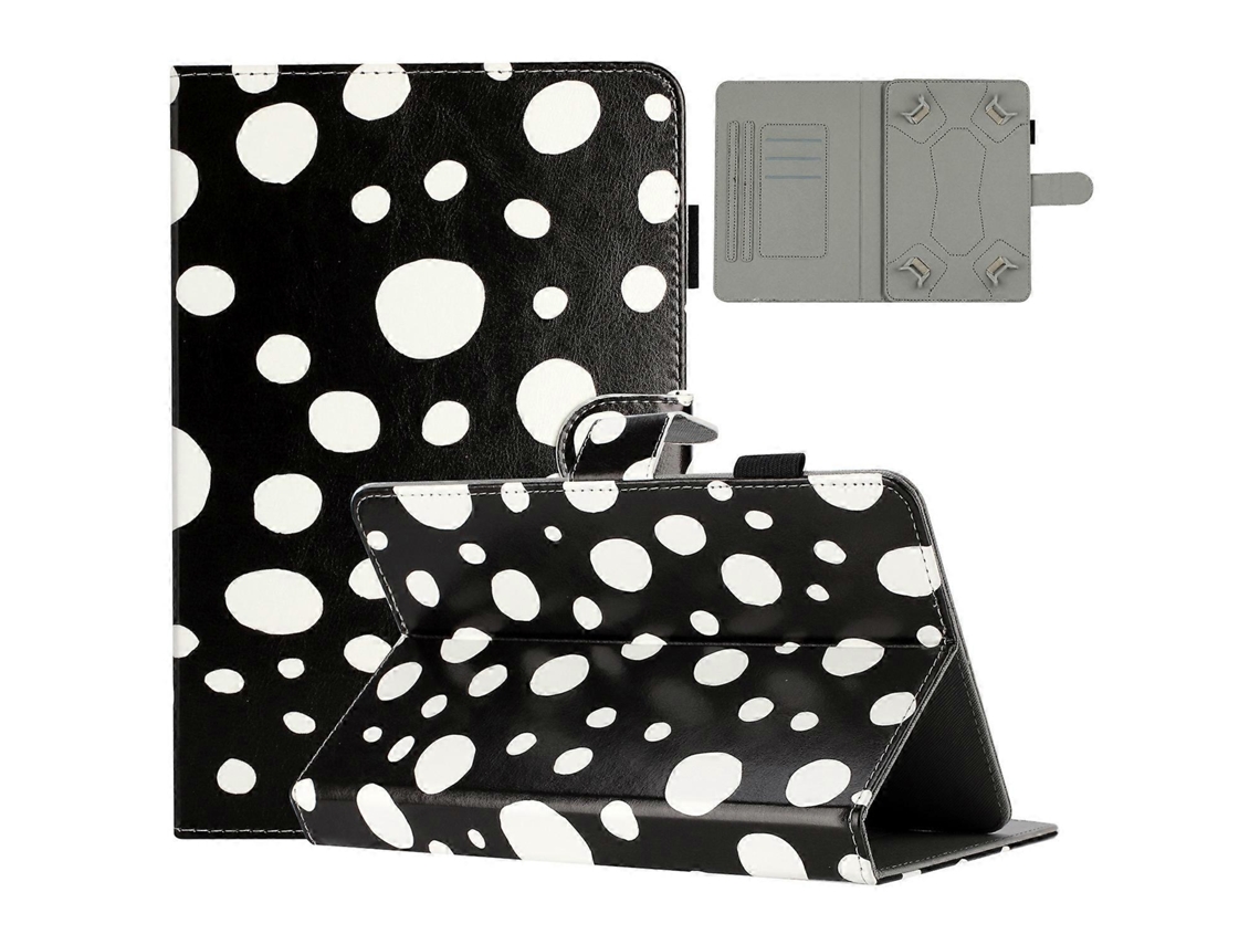 Capa de couro para tablet com bolinhas Webake