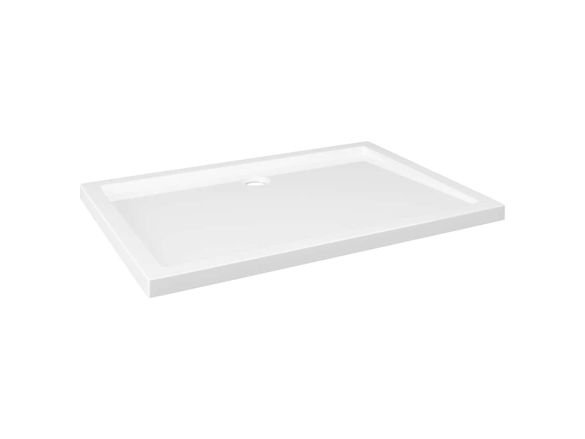 Shower Base Tray, Shower Base Trays Vidaxl Branco Fibra De Vidro (80 X 110 Cm)