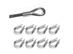 Anéis de aço inox M4, para ferramentas de rigging | S/MARCA