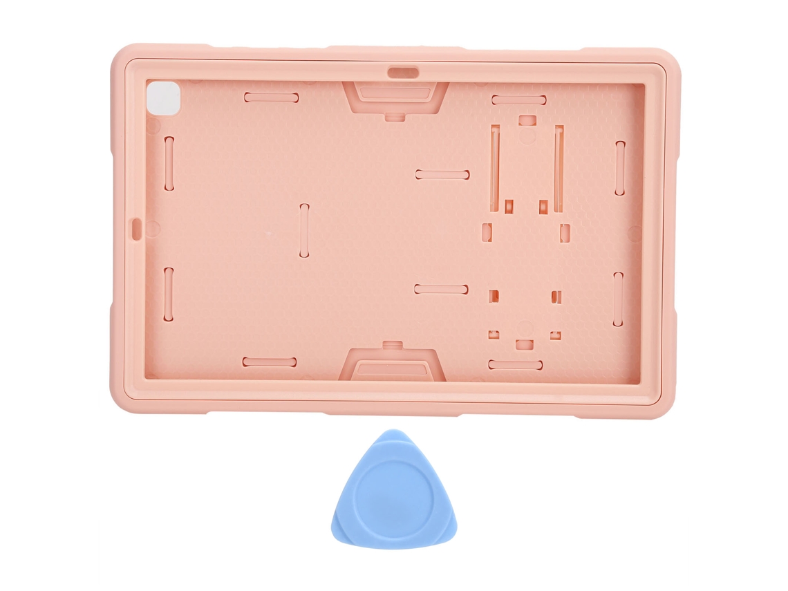Capa Protetora (com Palheta Para Uso Sem Mãos) Para Galaxy Tab A7 10.4 T500 Rosa