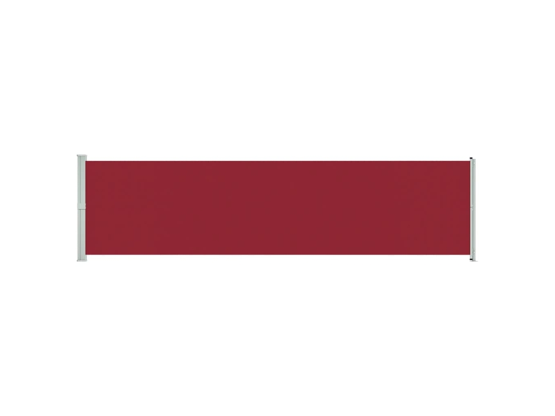 Side Awning, Side Awnings Vidaxl Vermelho Tecido (160 X 600 Cm)