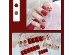 Uñas Falsas Terminadas Com Parches Plásticos Usáveis Suministros De Arte De Uñas Acessórios01