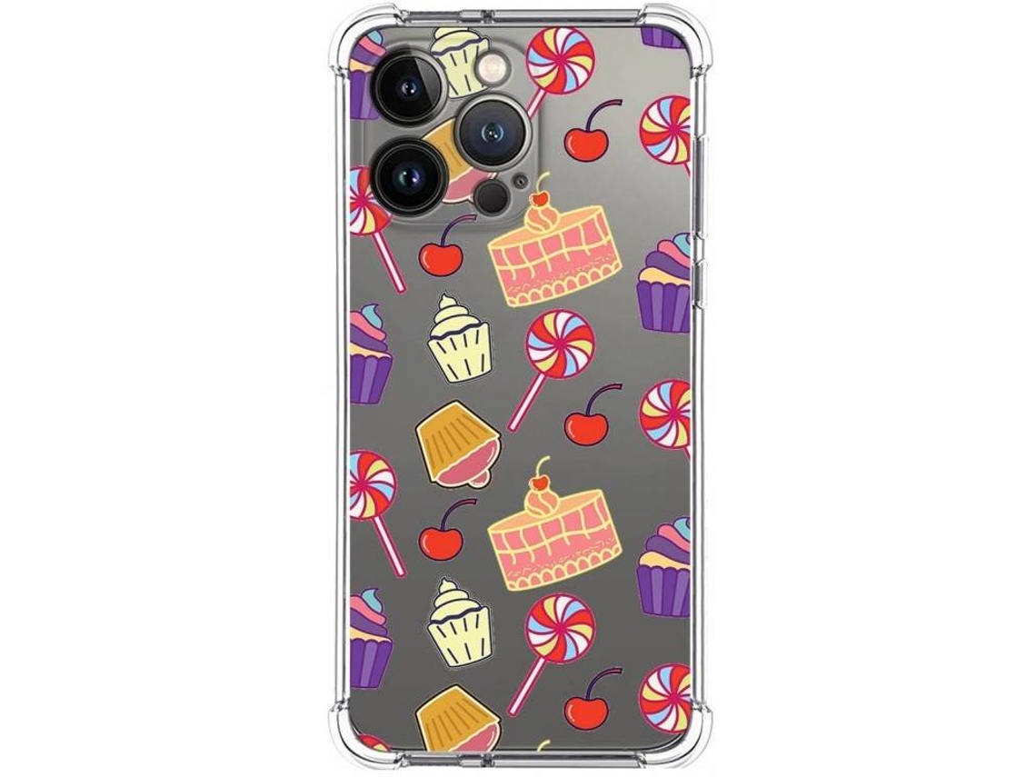 Capa iPhone 13 Pro (6.1) TUMUNDOSMARTPHONE Doces 01 Desenhos Multicor