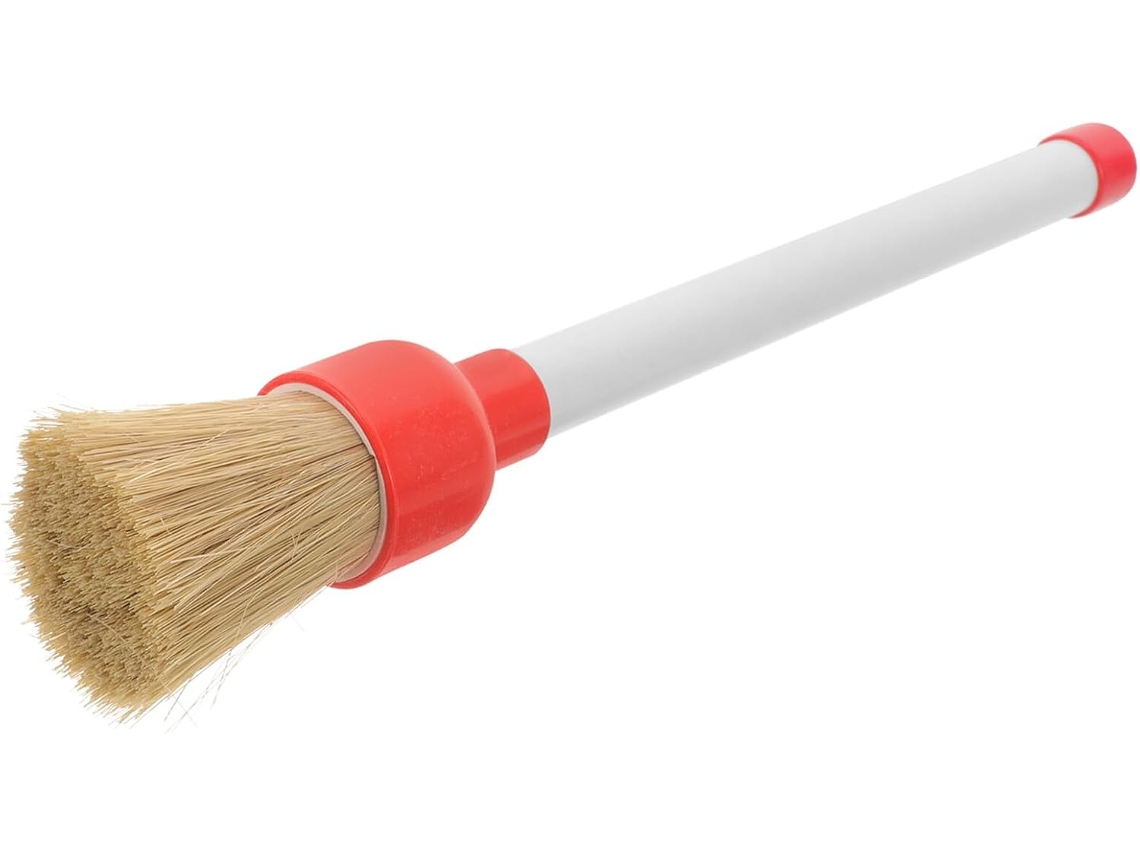 Escova De Plástico Para Pneus Com Cerdas De Nylon, Leve E Confortável.