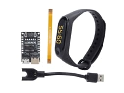 Pulseira Inteligente Diy Programável Com Tela Ips Colorida De 0.96 Polegadas E Placa De Expansão