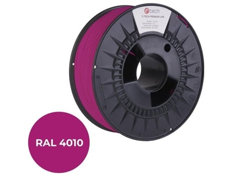 Filamento C Tech Linha Premium Petg Telecomunicações Violeta Ral4010