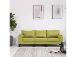 Vidaxl Sofá Verde Tecido