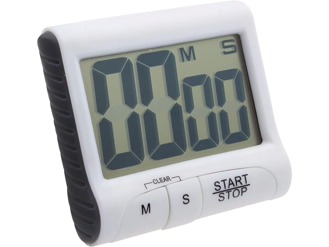 Aparelho De Cozinha Com Tela Lcd Grande Alarme Sonoro Ímã Assar