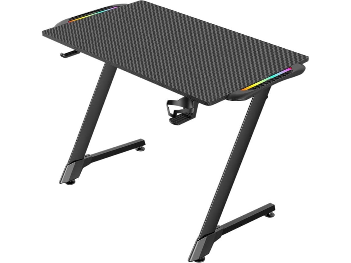 Mesa Gaming NPLAY RGB Command 2.0 (Outlet Caixa Aberta - Preto - 110X60X75 cm)