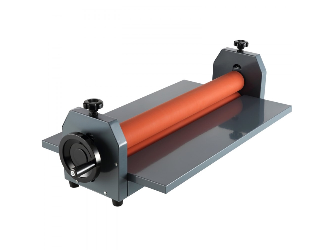 Laminadora Manual A Frio 1300mm Com Mesa Dobrável E Rolos De Borracha Tekmaquinas