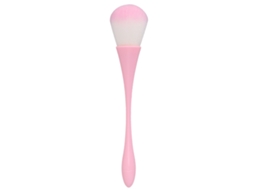 Pincel Suave E Fluffy Para Limpeza De Poeira De Unhas E Maquiagem Blush Pó Solto Rosa