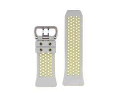 Pulsera de Silicona para Fitbit Charge 2, Leve, Cinza Claro e Verde