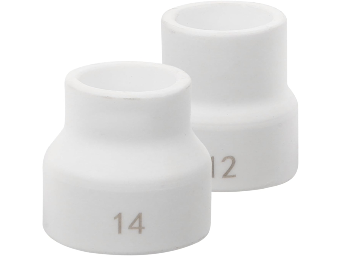 Conjunto de 2 Copos Topbathy para Kit Soldagem TIG, com Copo de Cerâmica