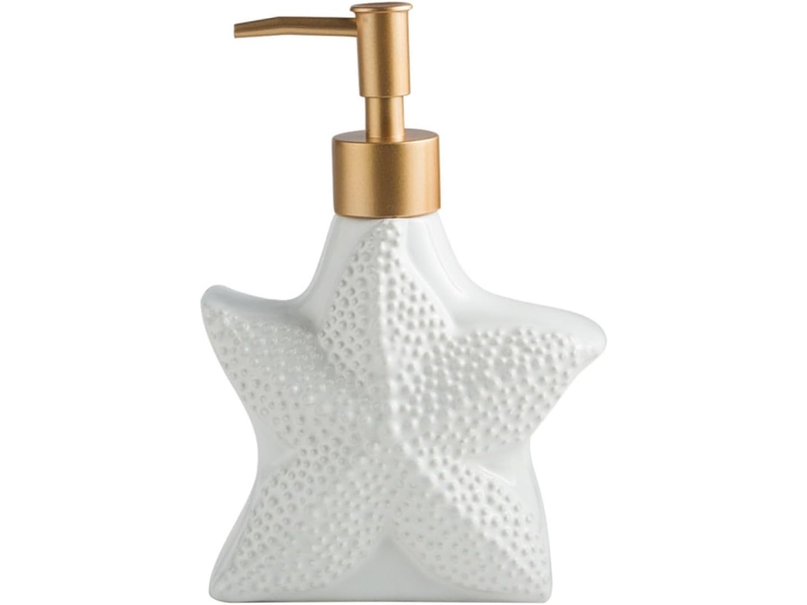 Branco Garrafa Dispensadora De Cerâmica Bomba 330ml
