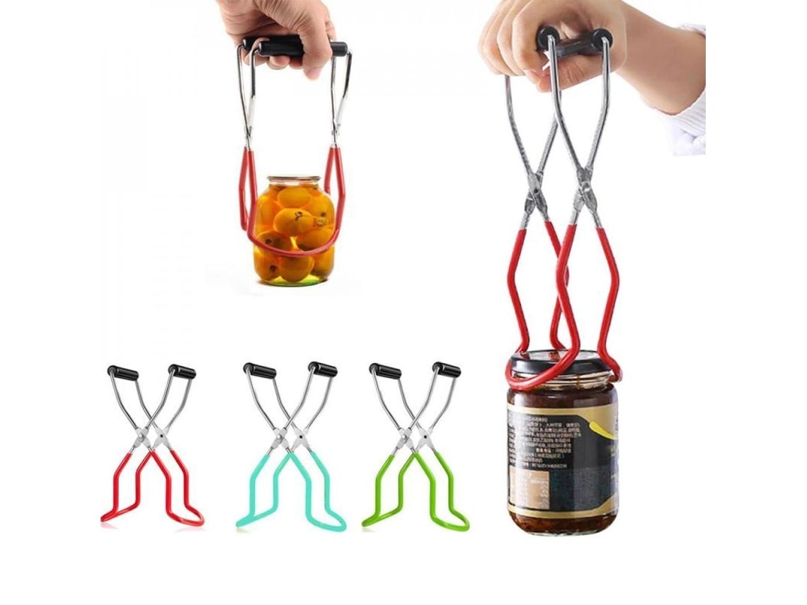 Suporte para potes de conserva Rebe-gripper em aço inoxidável, resistente ao calor, com capa antiderrapante e proteção anti-odor para cozinhar Axb Bluea