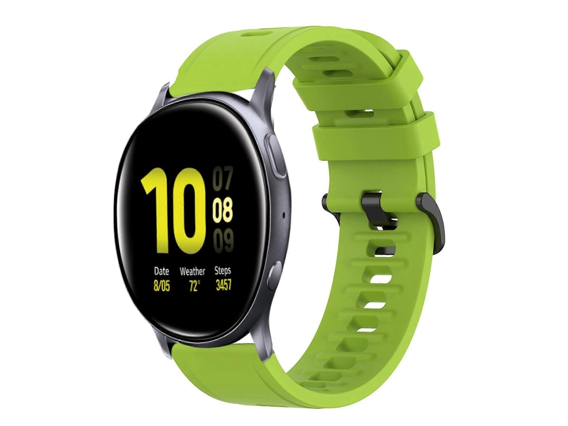 Pulseira De Silicone Macio De Cor Sólida Para Samsung Galaxy Watch Active 2 44mm 20mm