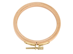Aro de Bordado em Madeira Quadro Circular | S/MARCA